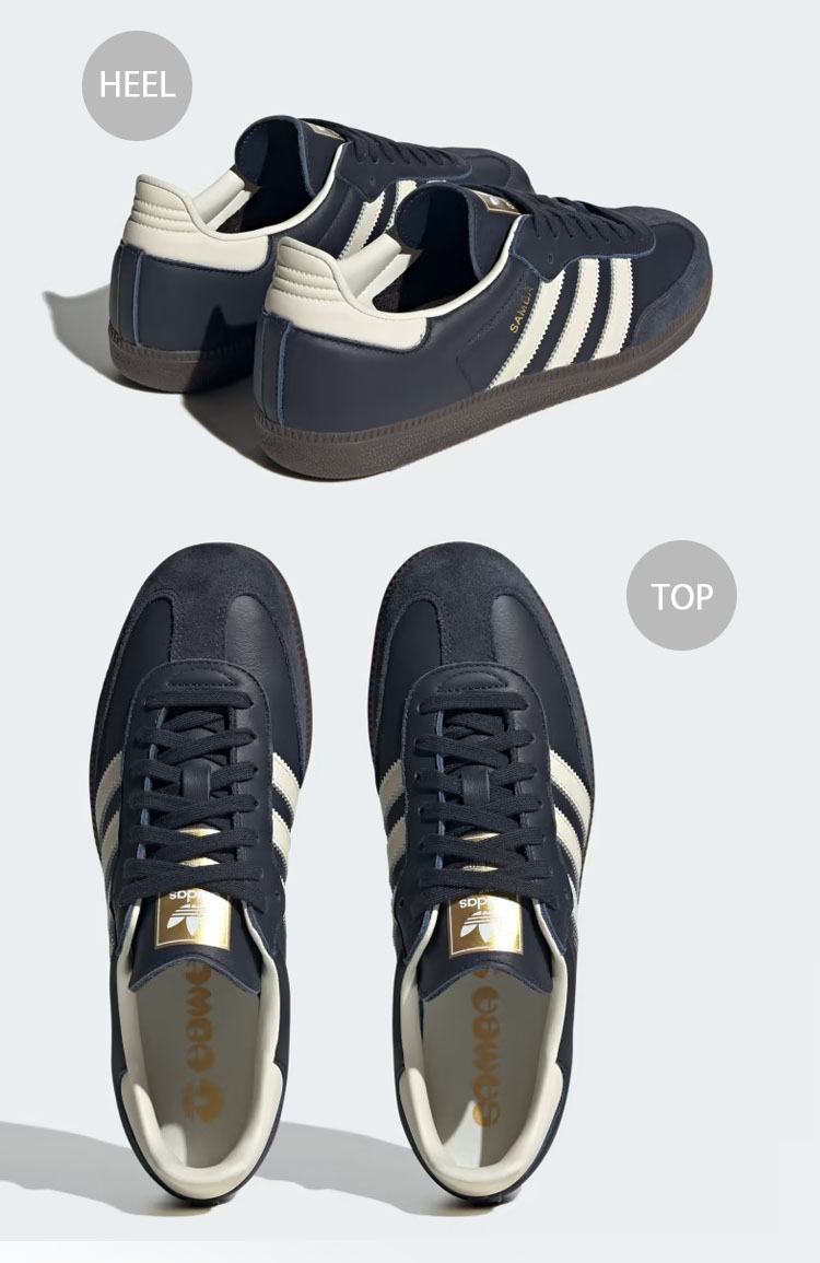 NEW ADIDAS ORIGINALS SAMBA OG ID2056 NIGHT NAVY BLUE CREAM