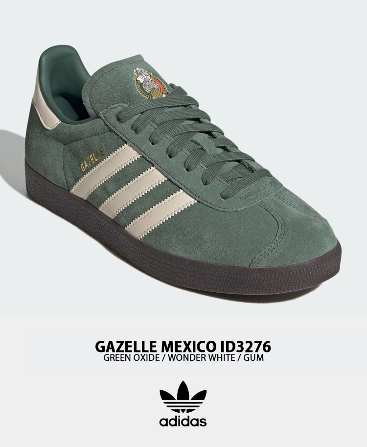 adidas gazelle Mexico ガゼル グリーン 完売品 24.0 adidas originals アディダス スニーカー GAZELLE MEXICO ID3726