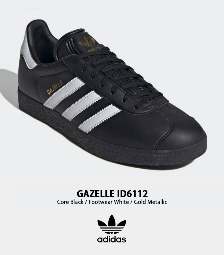 adidas originals アディダス スニーカー GAZELLE ID6112 BLACK