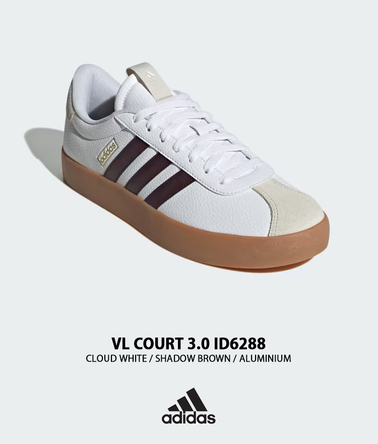 Adidas vl court white sale