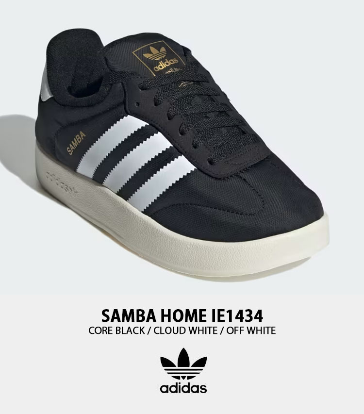 【Adidas】韓国人気◆SAMBA  W [IE1434]◆冬 ブラック 男女 adidas originals アディダス スニーカー SAMBA HOME IE1434