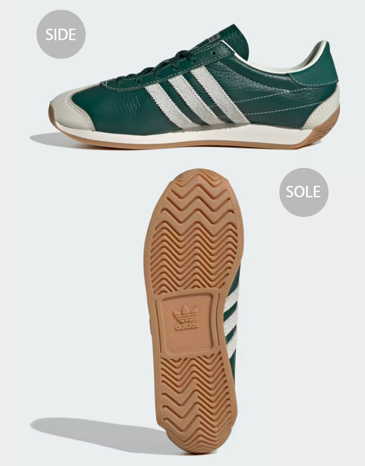スニーカー adidas Country OG W Green Silver IE3939 アディダス カントリー OG / Country OG - グリーン