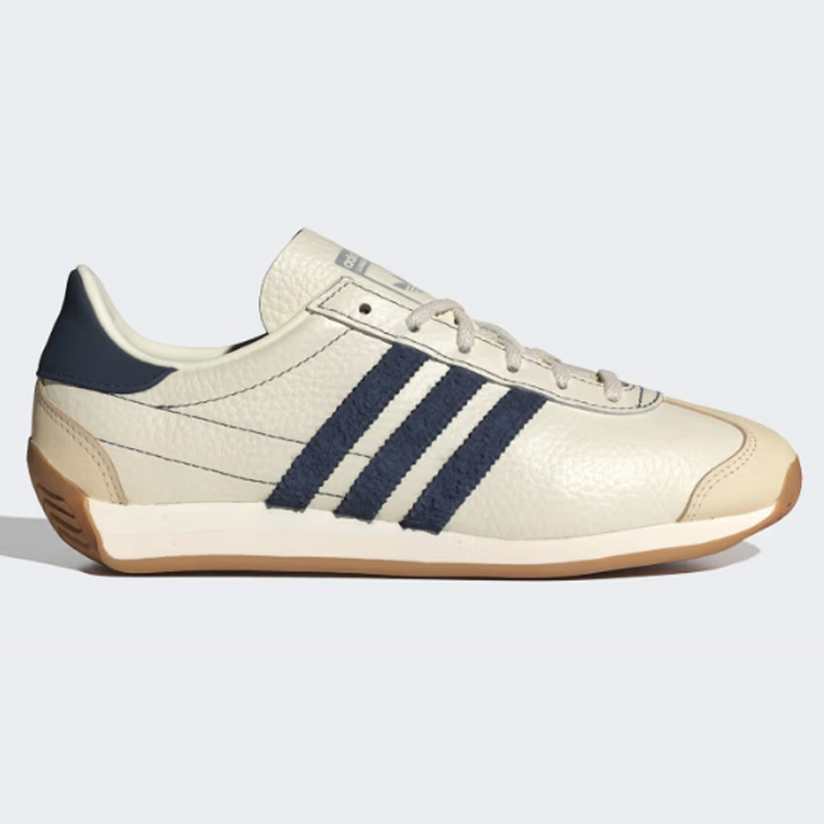 値下げ！超美品！adidas 　カントリー　ホワイト/グリーン 25センチ adidas - アディダス カントリー スニーカー 白緑ライン 26.5