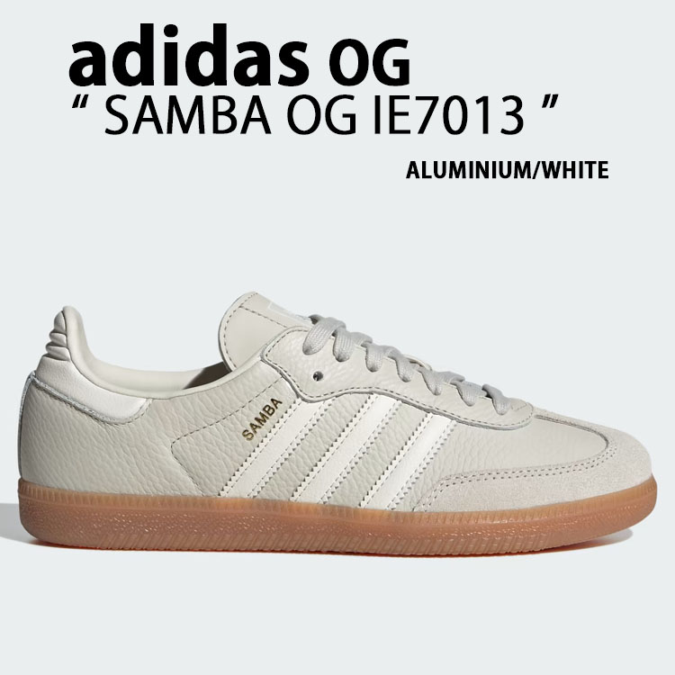 adidas originals アディダス スニーカー SAMBA OG IE7013 サンバ オリジナル ALUMINIUM WHITE  BEIGE シューズ レザーアッパー 本革 アルミニウム ホワイト : ad-ie7013 : セレクトショップ a-dot - 通販 -  Yahoo!ショッピング