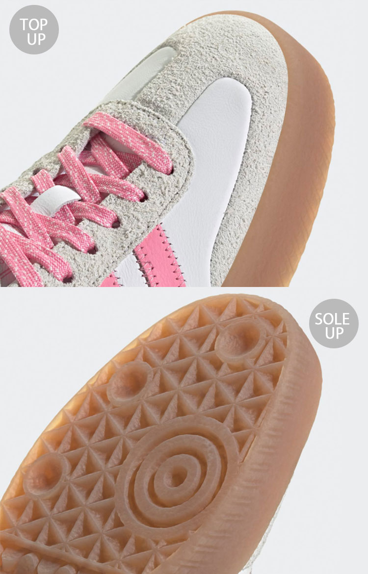 adidas（アディダス） スニーカー SAMBAE W IE9109 WHITE PINK