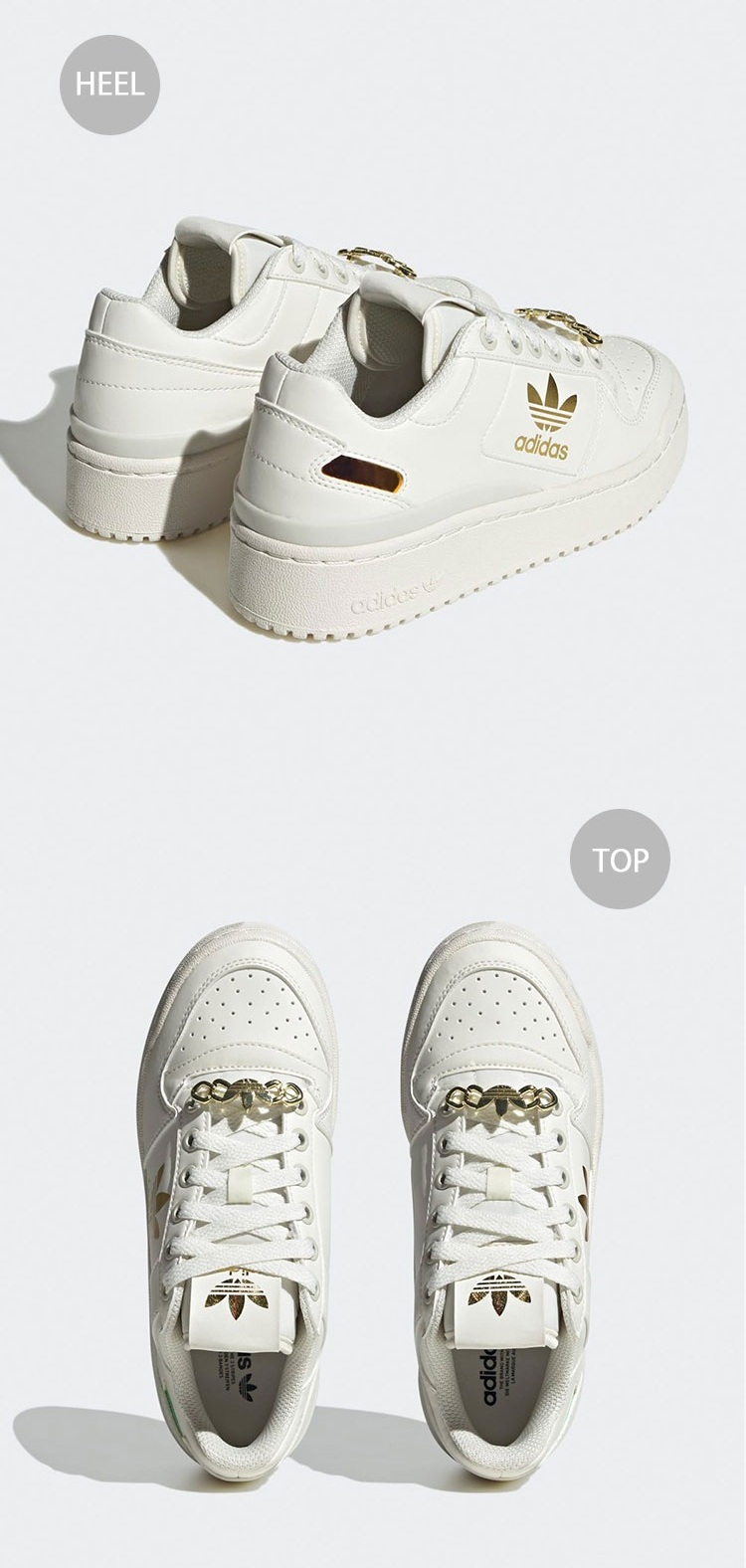 スニーカー adidas Forum Bold W White Black Adidas Originals - Forum Bold - VegNonVeg