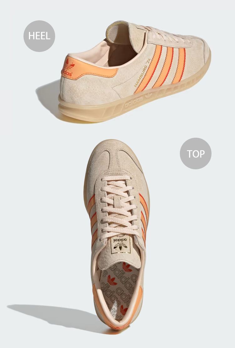 adidas アディダス スニーカー HAMBURG IG2109 オレンジ ORAMGE adidas Originals アディダス スニーカー HAMBURG 24 IG2109