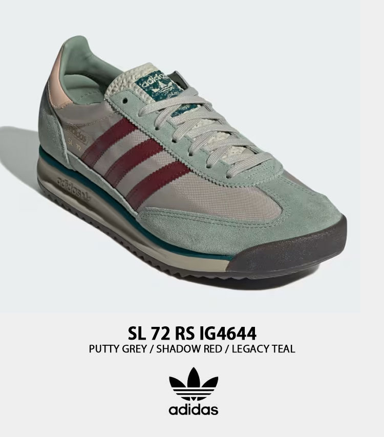 adidas originals アディダス スニーカー SL 72 RS IG4644 シューズ エスエル72 グレー レッド ティール メンズ レディース ad-ig4644-1.jpg