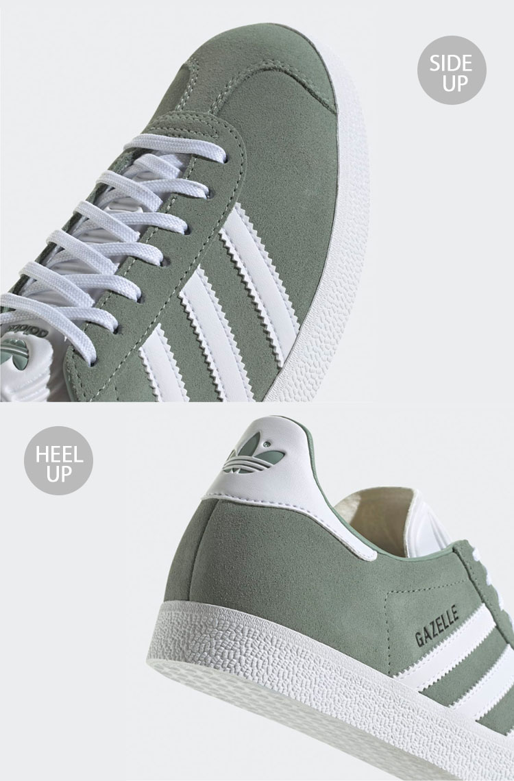 adidas originals アディダス レディース スニーカー GAZELLE W IG5790 ガゼル SILVER GREEN WHITE  シューズ スウェード スエード シルバーグリーン