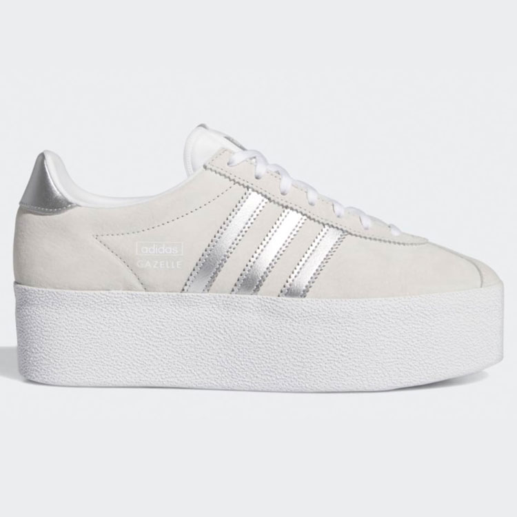 adidas アディダス スニーカー GAZELLE UP W IH1291 WHITE GREY