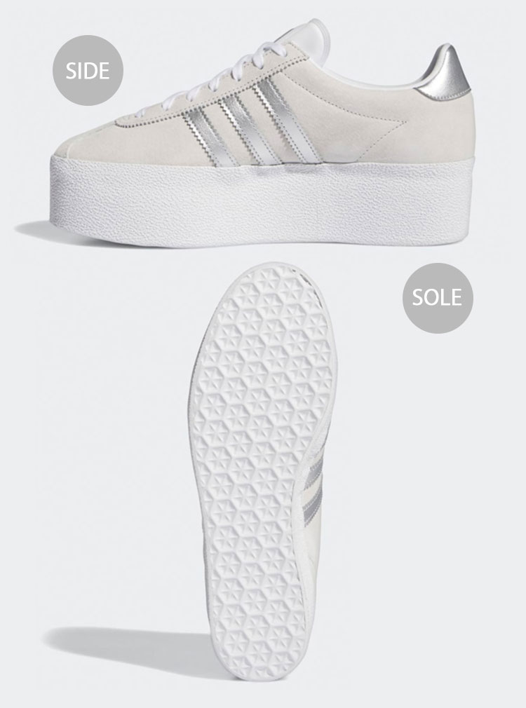 adidas アディダス スニーカー GAZELLE UP W IH1291 WHITE GREY