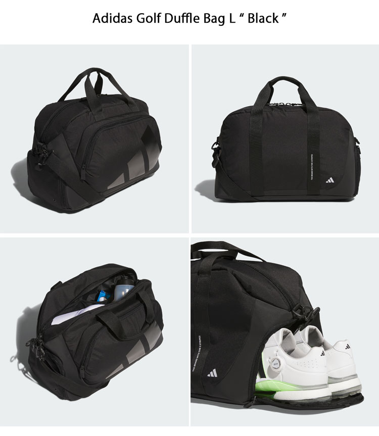 adidas（アディダス） ゴルフバッグ DUFFLE BAG L BLACK WHITE IN2682