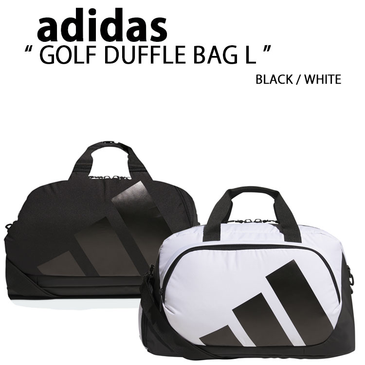 adidas（アディダス） ゴルフバッグ DUFFLE BAG L BLACK WHITE IN2682