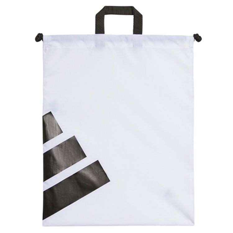 adidas（アディダス） ゴルフバッグ GOLF SHOE SACK BLACK WHITE
