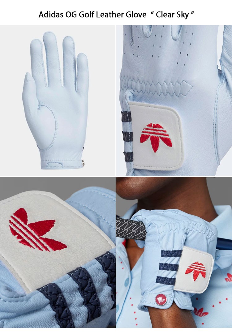 アディダス  グラフィックレザー 限定モデル 美品 軟式グローブ adidas（アディダス） adidas Originals ゴルフ OG GOLF LEATHER GLOVE