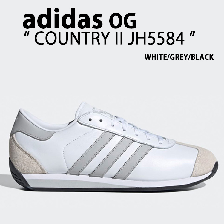 adidas Originals アディダス オリジナルス スニーカー COUNTRY II JH5584 WHITE GREY BLACK  カントリー カントリー II ホワイト グレー ブラック : ad-jh5584 : セレクトショップ a-dot - 通販 -  Yahoo!ショッピング