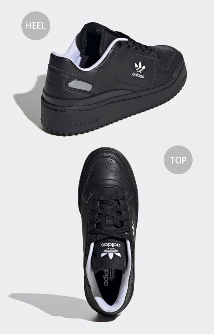 adidas（アディダス） スニーカー FORUM BOLD J JH5592 BLACK WHITE