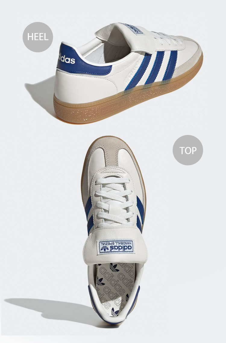 adidas ハンドボール スペツィアル オフホワイト ブルー 23cm adidas Originals アディダス スニーカー HANDBALL SPEZIAL BIG