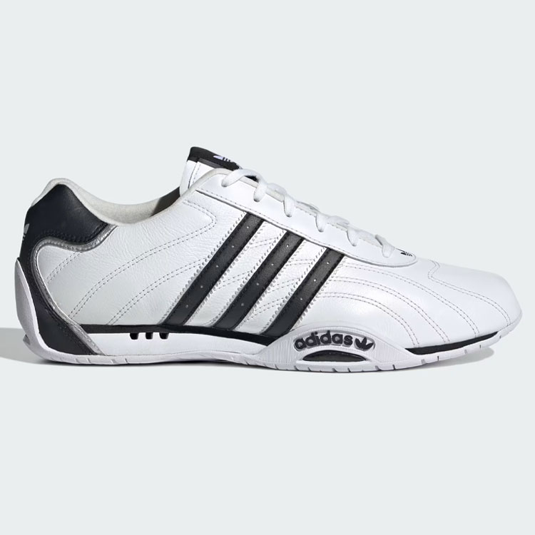 国内配送 adidas ADIRACER LO MER F.WHITE/C.BLACK/SILVER MET adidas Originals Adiracer Lo 'Cloud White Core Black
