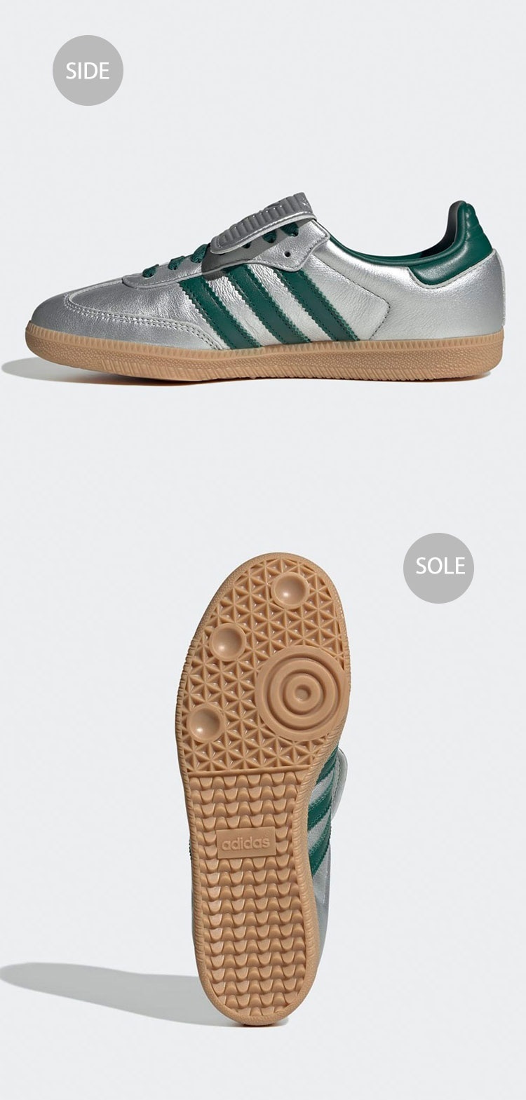 スニーカー adidas Samba LT Silver Green JR1168 adidas originals アディダス スニーカー SAMBA LT W JR1168
