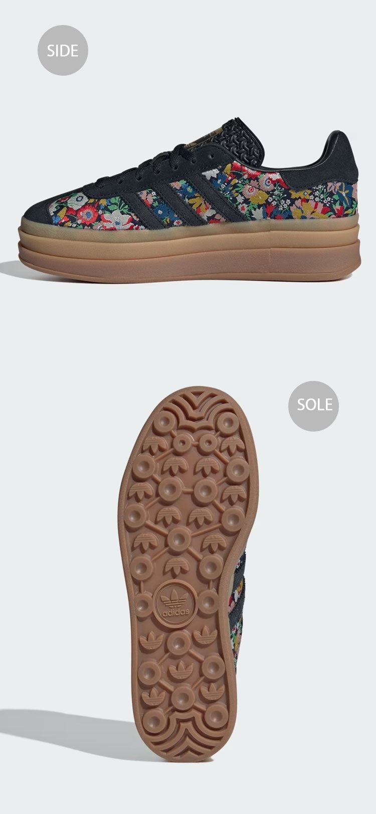 スニーカー adidas [JI2572] GAZELLE BOLD W WMNS) adidas Gazelle Bold 'Liberty London Floral Embroidery