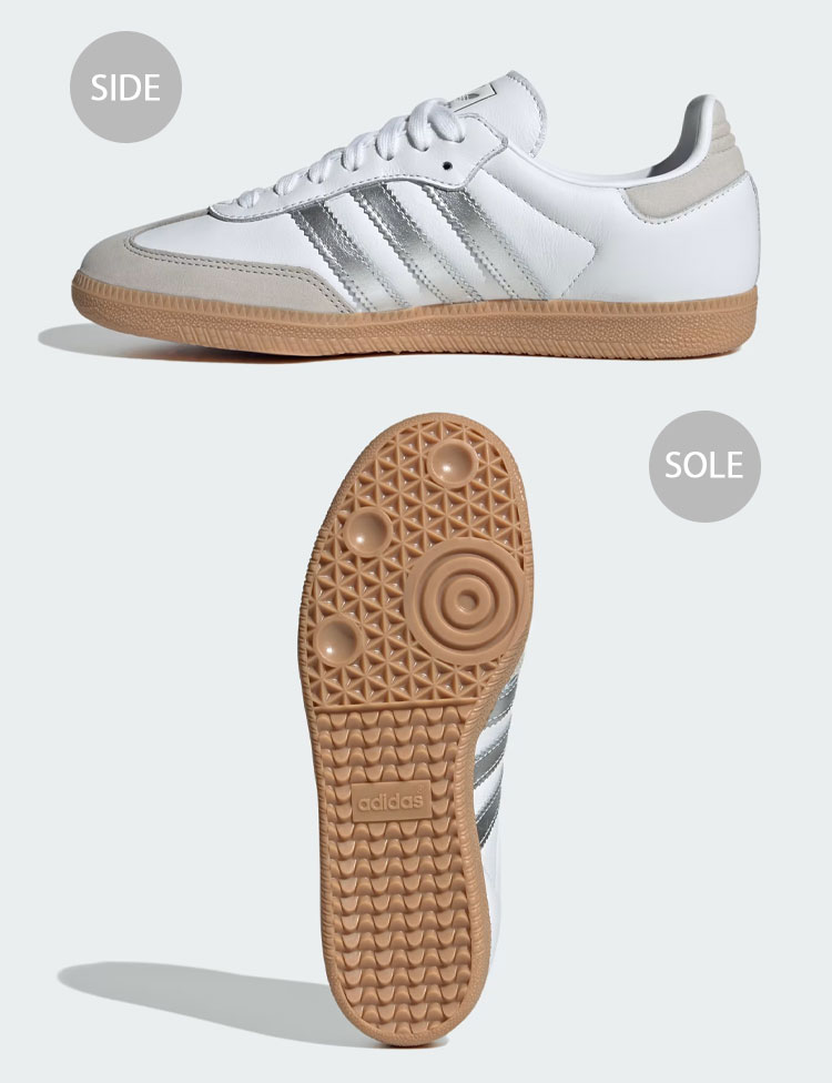 アディダス サンバ OG ホワイト/シルバー 25cm 楽天市場】アディダス adidas originals スニーカー シューズ SAMBA OG