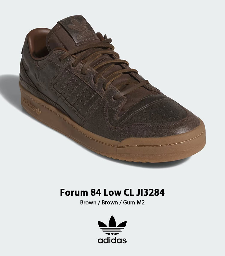 [ADIDAS] スニーカー フォーラム FORUM 84 LOW CL ブラウン adidas アディダス スニーカー Forum 84 Low CL Shoes JI3284
