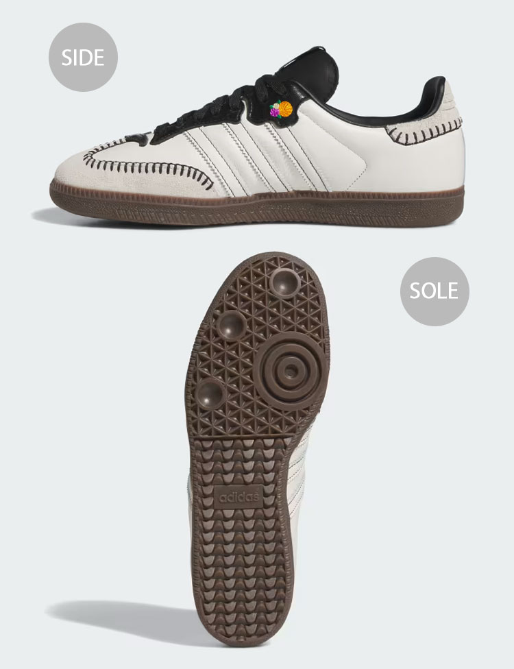 adidas SAMBA OG JI3931 オフホワイト×オレンジ レディース Adidas Originals SAMBA OG Off White Core Black Crew Orange