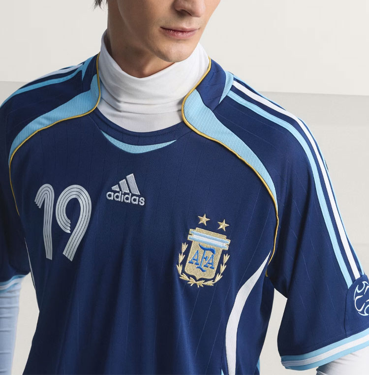adidas（アディダス） 半袖 ジャージ Tシャツ ARGENTINA 2006 AWAY S/S