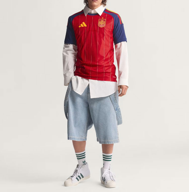 adidas（アディダス） 半袖 ジャージ Tシャツ SPAIN 26 HOME AUTHETIC