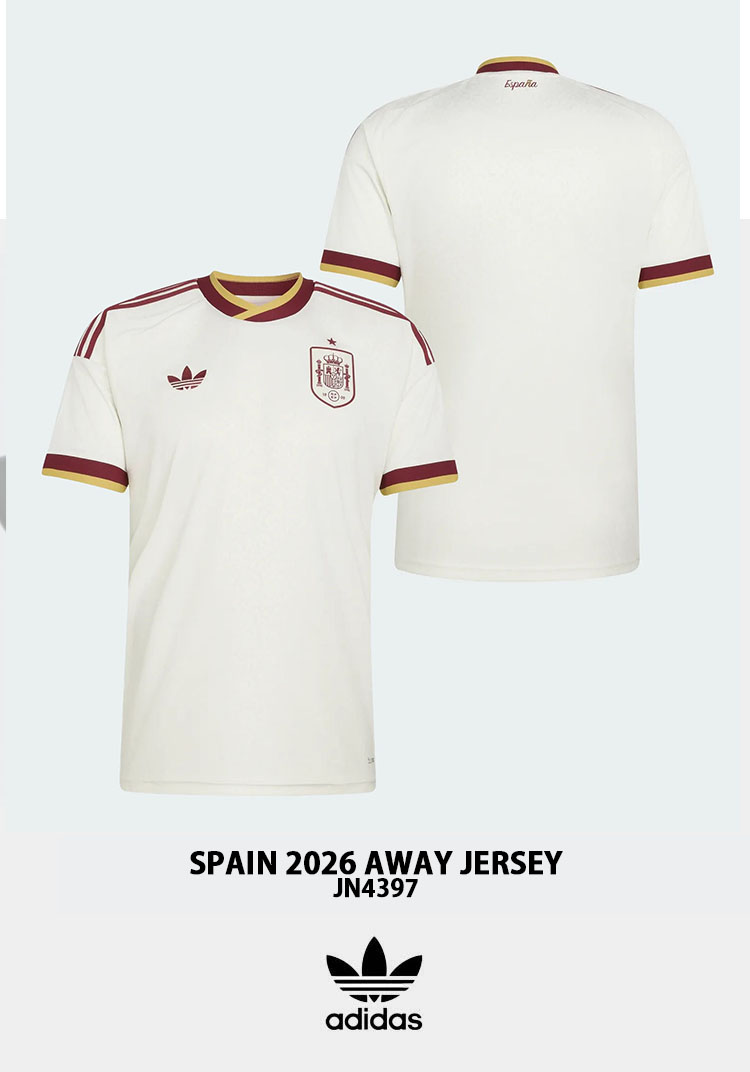 希少サイズ☆ アディダス スペイン代表 04/05 ユニフォーム サッカー adidas（アディダス） スペインアウェイユニ 半袖 ジャージ SPAIN 2026