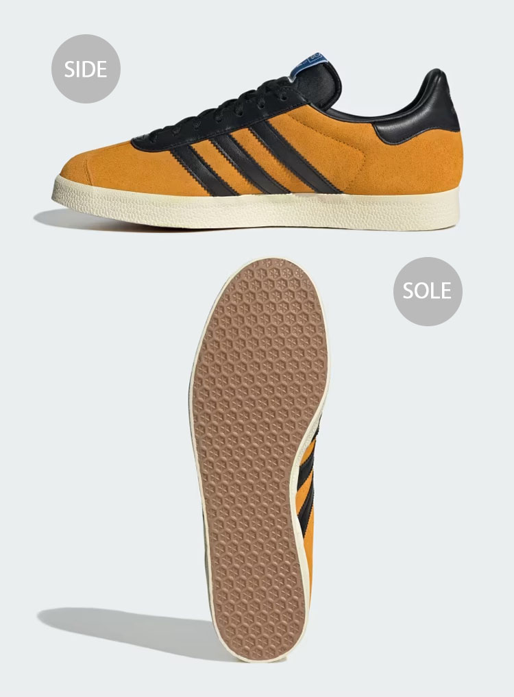 adidas originals アディダス スニーカー GAZELLE JP5283 75th Anniversary Pack シューズ GOLD BLACK CREAM 75周年記念 ゴールド ad-jp5283-2.jpg