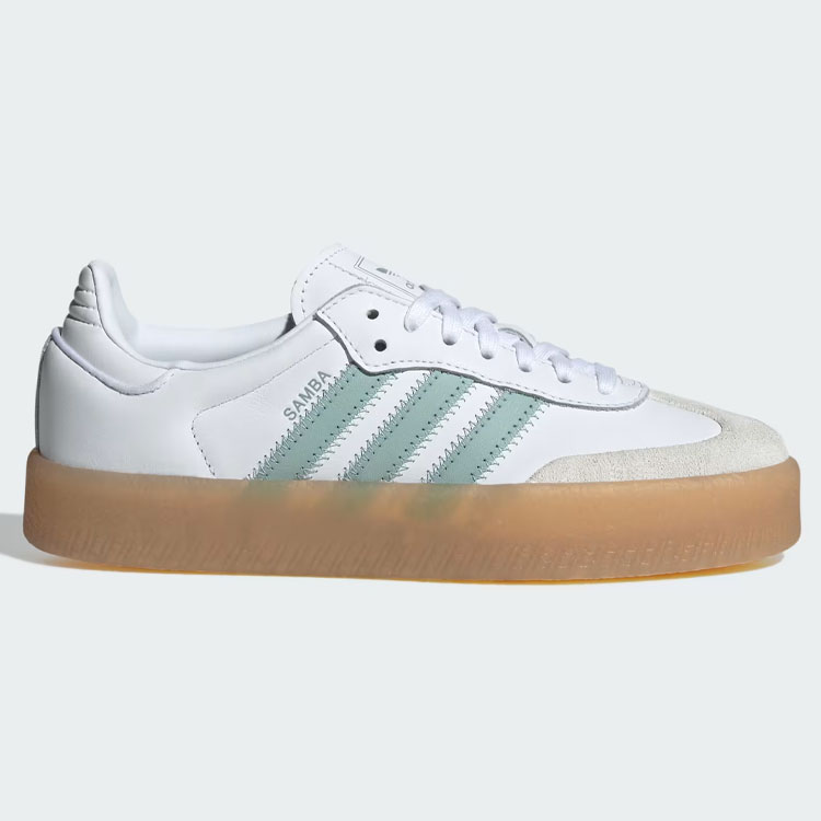 adidas Originals アディダス オリジナルス スニーカー SAMBA JP5609 シューズ サンバ ホワイト ブルー 厚底 メンズ レディース adidas（アディダス） adidas Originals オリジナルス スニーカー