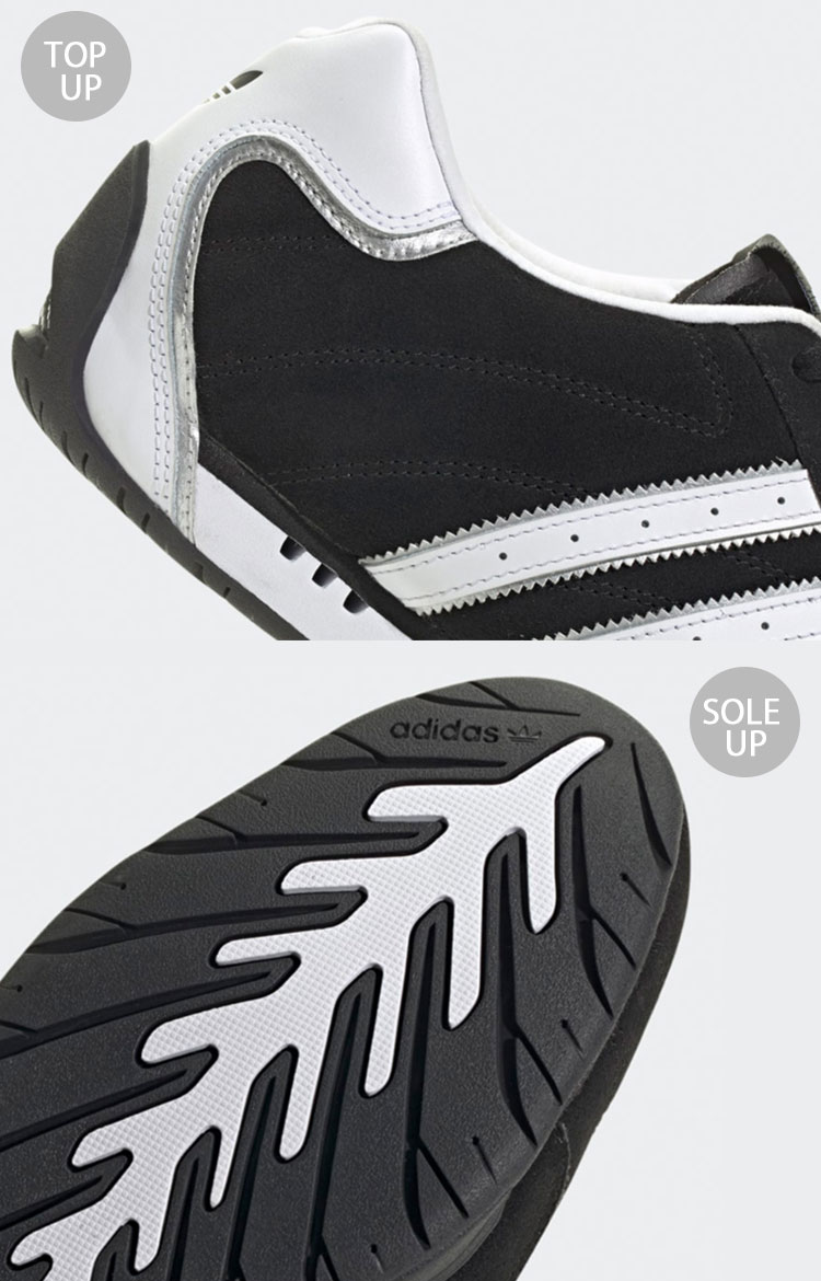 adidas アディダス スニーカー ADIRACER LO JP7009 BLACK WHITE