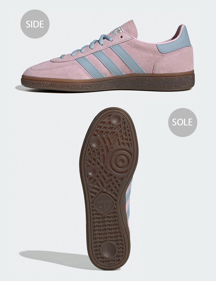 adidas SPEZIAL 青/ピンク アディダス ハンドボール スペツィアル ガムソール ピンク×水色