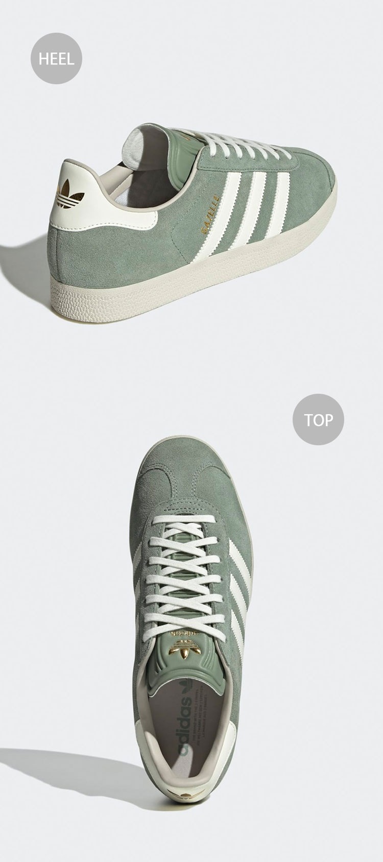 adidas originals アディダス スニーカー GAZELLE JP7783 Silver
