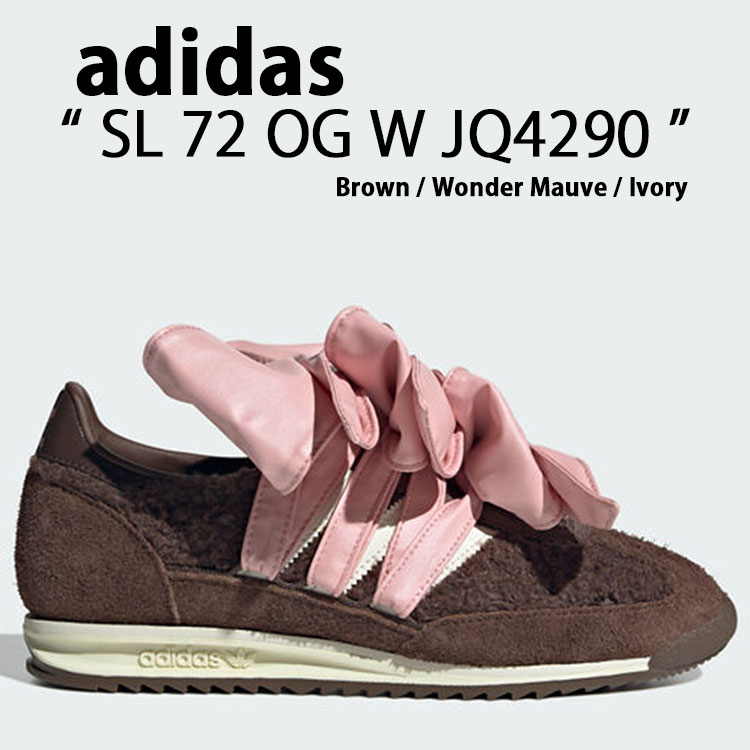adidas アディダス スニーカー レディース SL 72 OG JQ4290 ウィメンズ Brown / Wonder Mauve / Ivory シューズ レディース ウーマンズ 女性用 adidas（アディダス） スニーカー レディース SL 72 OG JQ4290