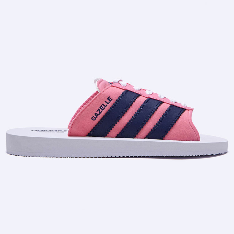 ★adidas★ガゼルビーチスライド Bliss Pink Dark Blue adidas original アディダス レディース サンダル GAZELLE BEACH