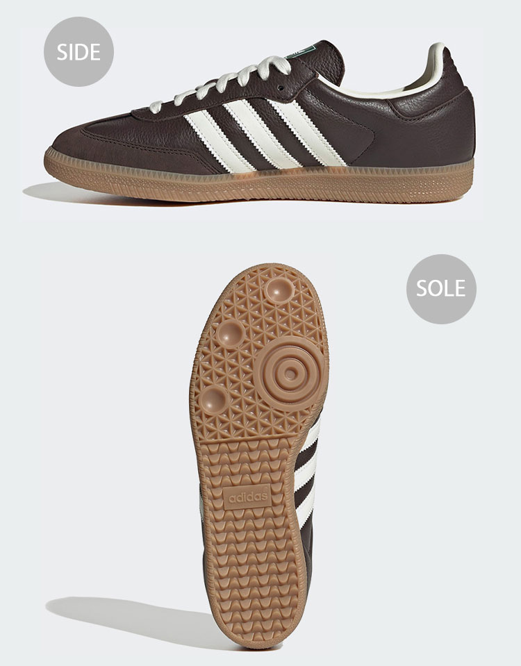 新品未使用箱付き　 サンバ OG JR0891 ブラウン 24cm adidas（アディダス） adidas originals スニーカー SAMBA OG JR0891