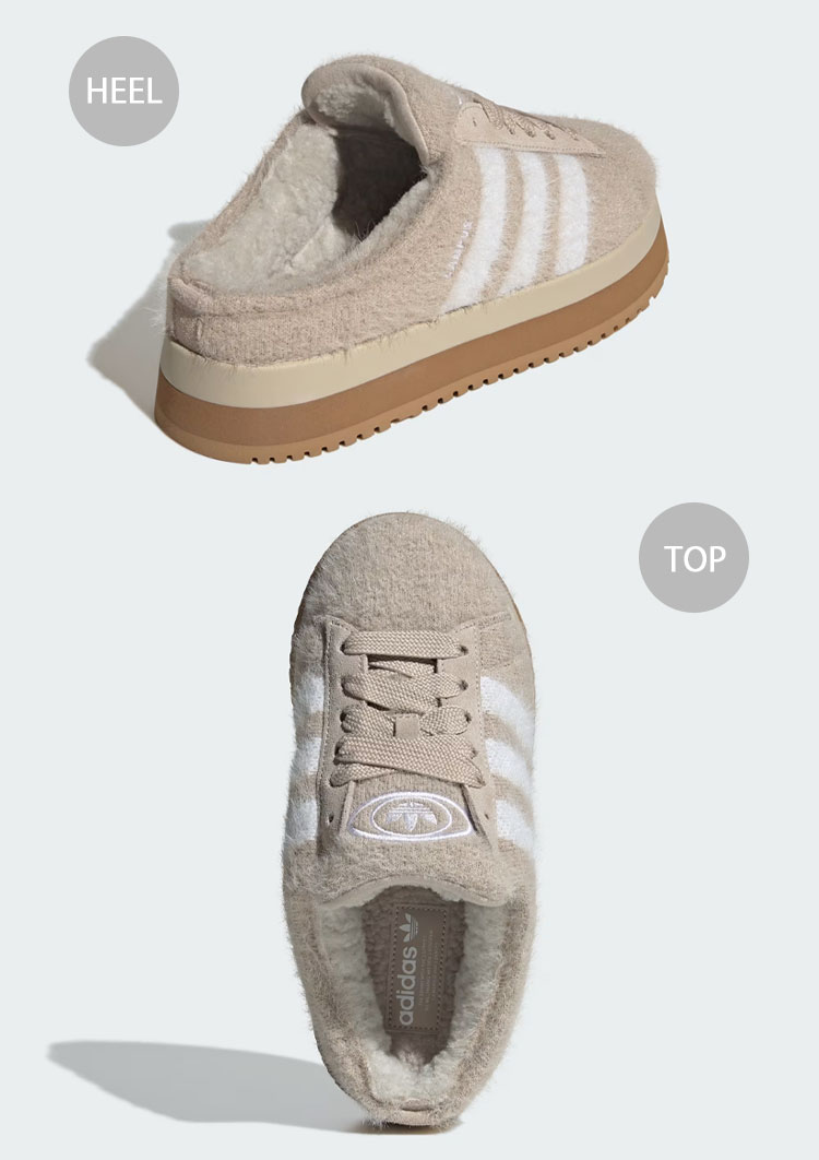 adidas Campus 00s ミュール ベージュ レディース　24cm ☆大人気 Adidas Campus 00s ミュール ベージュ レディース (adidas