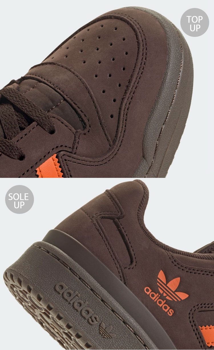 adidas（アディダス） スニーカー FORUM LOW CL JS0508 BROWN ORANGE