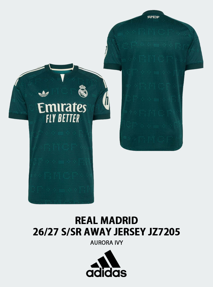 adidas（アディダス） レアルユニ 半袖 ジャージ Tシャツ REAL MADRID