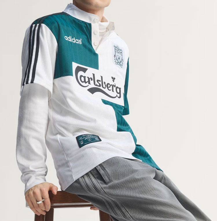 adidas（アディダス） 半袖 ジャージ Tシャツ LIVERPOOL FC 95 AWAY S