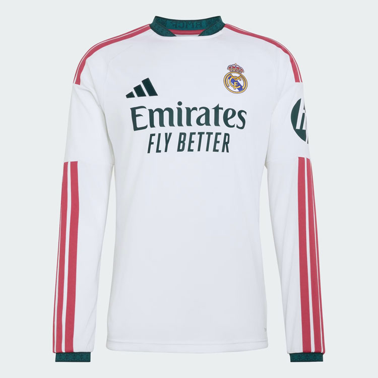 adidas（アディダス） レアルユニ 長袖 ジャージ Tシャツ REAL MADRID