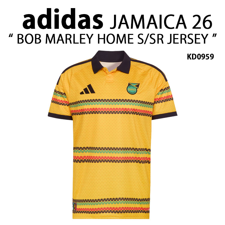 adidas（アディダス） 半袖 ジャージ Tシャツ JAMAICA 26 X BOB MARLEY