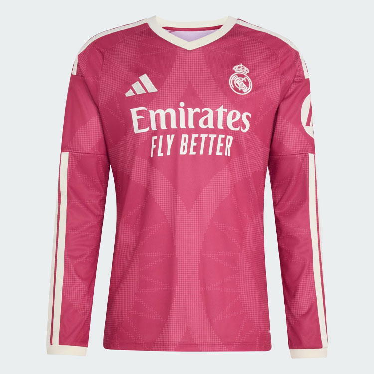 adidas（アディダス） レアルユニ 長袖 ジャージ Tシャツ REAL MADRID