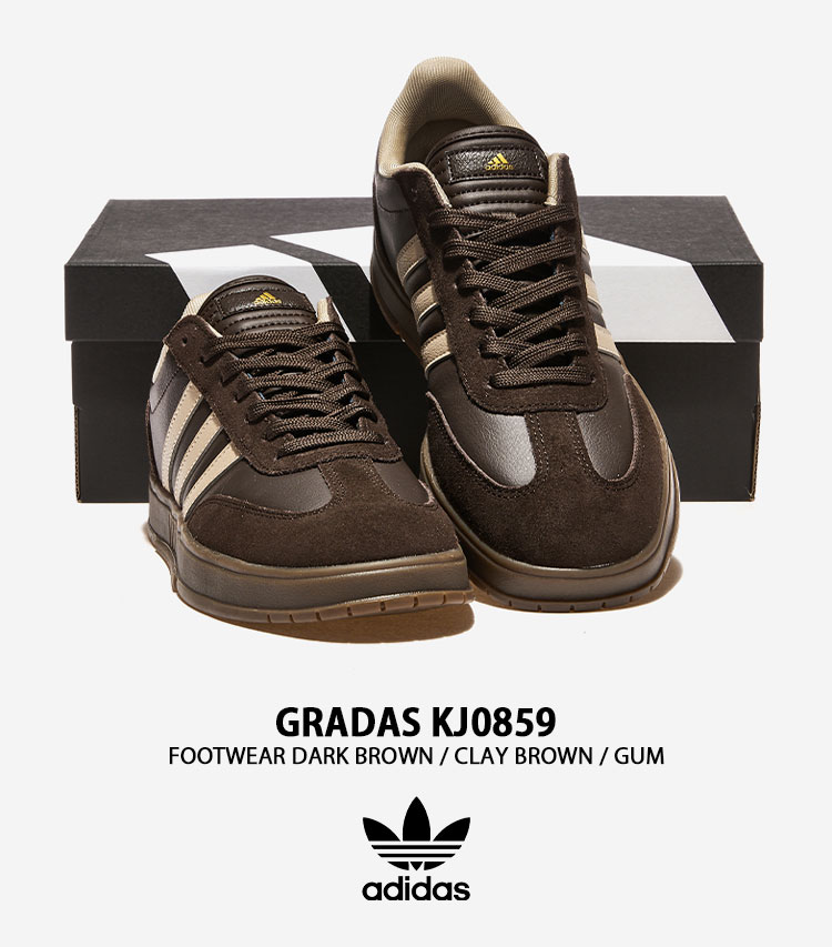 adidas（アディダス） スニーカー GRADAS KJ0859 DARK BROWN シューズ