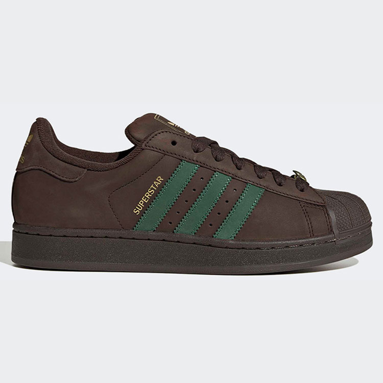 adidas アディダス シューズ 8 1/2(US) ブラウン/グリーン メンズ adidas（アディダス） adidas originals スニーカー SUPERSTAR II