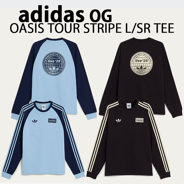 【完全正規品】adidas × oasis 地名入りロングTシャツLサイズ adidas（アディダス） adidas originals ロンT OASIS TOUR live'25 3
