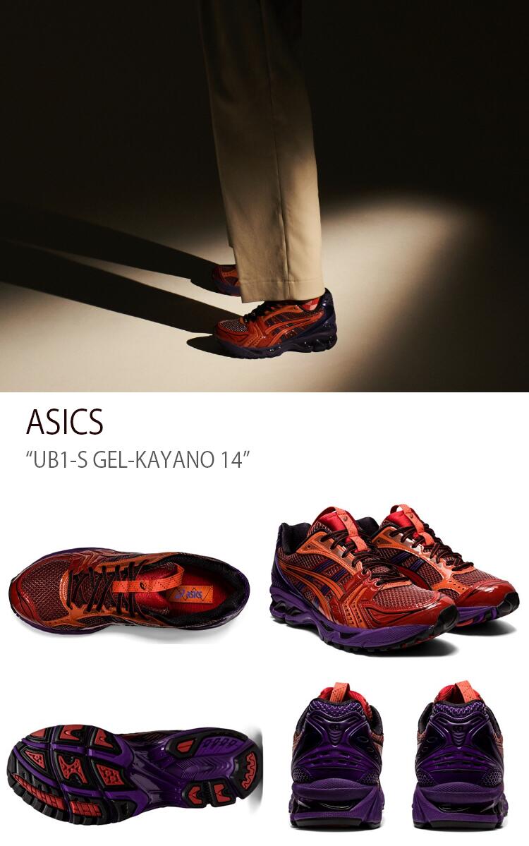 ASICS アシックス スニーカー UB1-S GEL-KAYANO 14 CLASSIC RED